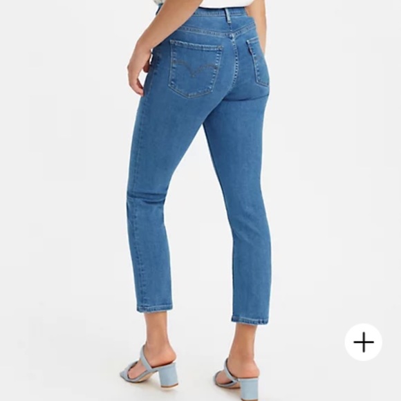 Levi's Denim - Levi’s | 724 High Rise Slim Straight Cropped Women’s Jeans in Rio Top Line